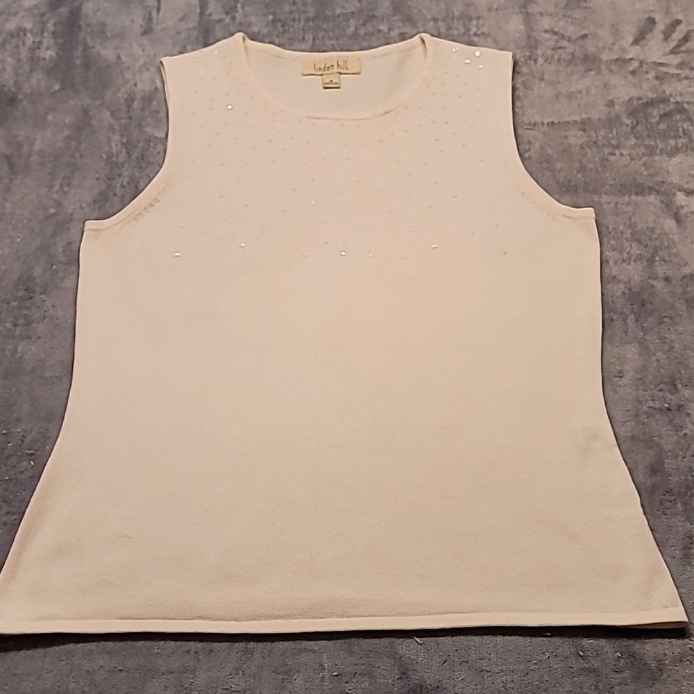 0486. EUC ~ Just a little Sparkle ✨️Sweater Vest wear it alone or under a jacket